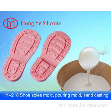 Silicone Shoe molds making liquid silicon rubber silicon molds